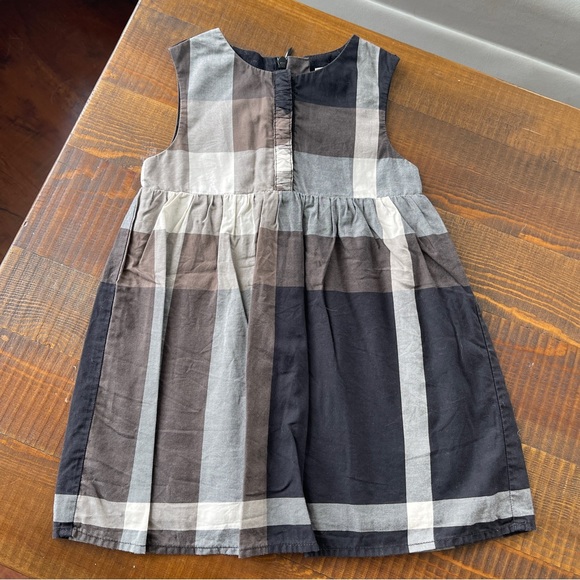 Burberry Other - Dress 12/18 months sleeveless Burberry brown